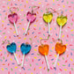 Lollipop Heart Earrings